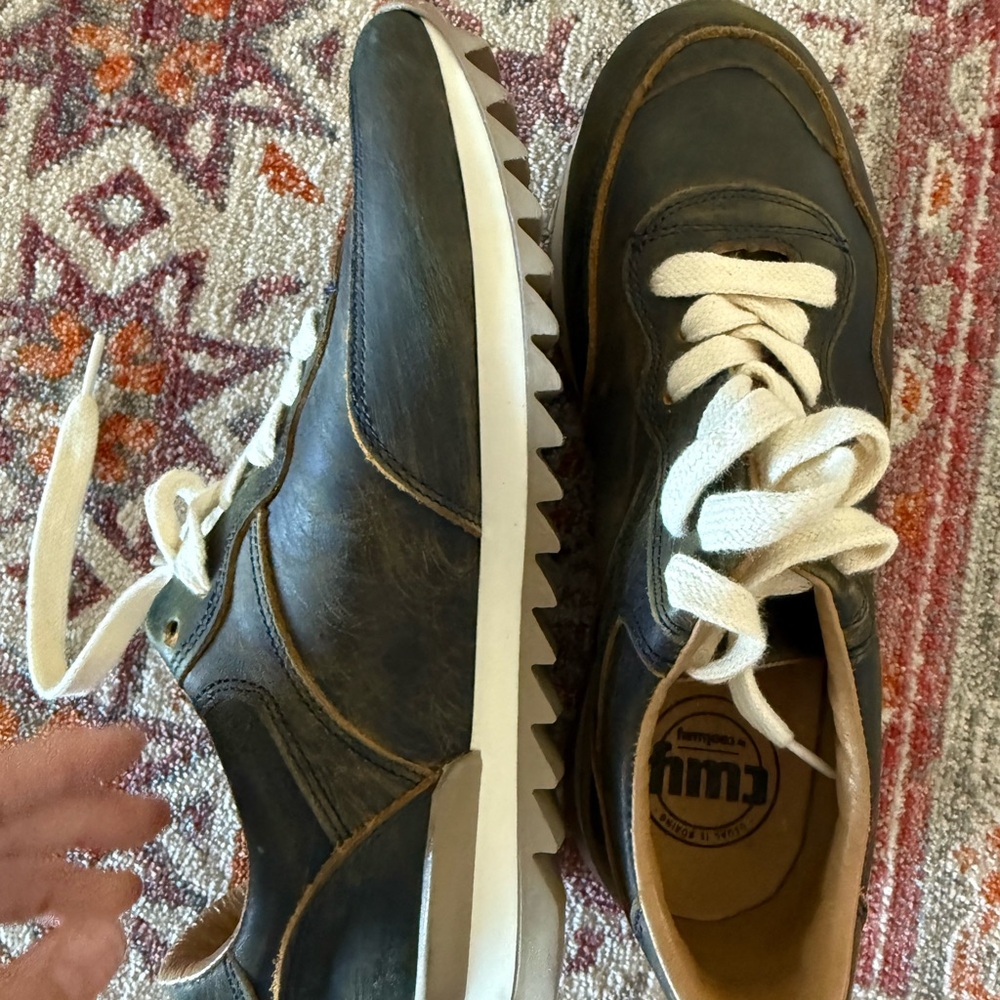 Coolway Brown Leather Sneakers